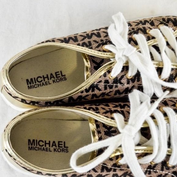 Michael Kors gold sneakers - Picture 4 of 6